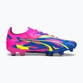 Férfi futballcipő PUMA Ultra Ultimate Energy FG/AG világító rózsaszín/ultrakék/sárga riasztás 12