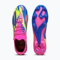 Férfi futballcipő PUMA Ultra Ultimate Energy FG/AG világító rózsaszín/ultrakék/sárga riasztás 15
