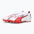 PUMA Ultra Match FG/AG férfi futballcipő puma fehér/puma fekete/tűz orchidea 13