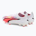PUMA Ultra Ultimate FG/AG férfi futballcipő puma fehér/fekete/fekete/tűz orchidea 3