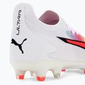PUMA Ultra Ultimate FG/AG férfi futballcipő puma fehér/fekete/fekete/tűz orchidea 9