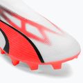PUMA Ultra Match+ Ll FG/AG férfi futballcipő puma fehér/puma fekete/tűz orchidea 9