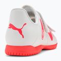 PUMA Future Play IT V Jr gyermek futballcipő puma fehér/tűz orchidea 9