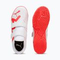PUMA Future Play IT V Jr gyermek futballcipő puma fehér/tűz orchidea 13