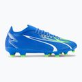 PUMA Ultra Match FG/AG férfi futballcipő ultra kék/puma fehér/pro zöld 2