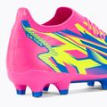 PUMA Ultra Match Energy FG/AG férfi futballcipő világító rózsaszín/sárga riasztás/ultrakék 9