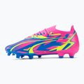 PUMA Ultra Match Energy FG/AG férfi futballcipő világító rózsaszín/sárga riasztás/ultrakék 10