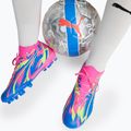 PUMA Ultra Match Energy FG/AG férfi futballcipő világító rózsaszín/sárga riasztás/ultrakék 18