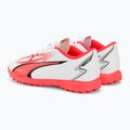 PUMA Ultra Play TT Jr gyermek futballcipő puma fehér/puma fekete/tűz orchidea 3