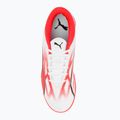 PUMA Ultra Play TT Jr gyermek futballcipő puma fehér/puma fekete/tűz orchidea 6