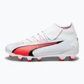 PUMA Ultra Pro FG/AG Jr gyermek futballcipő puma fehér/puma fekete/tűz orchidea 11