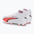 PUMA Ultra Pro FG/AG Jr gyermek futballcipő puma fehér/puma fekete/tűz orchidea 3