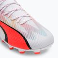 PUMA Ultra Pro FG/AG Jr gyermek futballcipő puma fehér/puma fekete/tűz orchidea 7