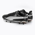 Férfi futballcipő PUMA King Match FG/AG puma fekete/puma fehér 3