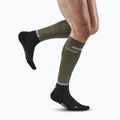 Férfi kompressziós futó zoknimęskie CEP Tall 4.0 olive/black 5