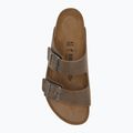 BIRKENSTOCK Arizona LEOI Regular fakó fakó flip-flopok 5