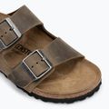 BIRKENSTOCK Arizona LEOI Narrow fakó fakó khaki flip-flopok 7
