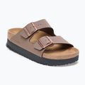 Papucsok BIRKENSTOCK Arizona Flex Platform Birko-Flor mocca