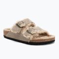 BIRKENSTOCK Arizona Shearling SL Regular taupe flip-flopok