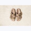 BIRKENSTOCK Arizona Shearling SL Regular taupe flip-flopok 12