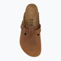 BIRKENSTOCK Boston LEOI Regular konyak színű flip-flopok 5