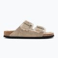 BIRKENSTOCK Arizona Shearling SL Narrow taupe színű flip-flopok 2