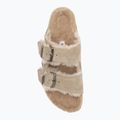 BIRKENSTOCK Arizona Shearling SL Narrow taupe színű flip-flopok 5
