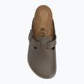 BIRKENSTOCK flip-flop Boston NL Regular sima bőr beton szürke 5