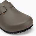 BIRKENSTOCK flip-flop Boston NL Regular sima bőr beton szürke 7