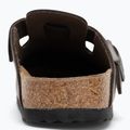 BIRKENSTOCK flip-flop Boston NL Narrow sima bőr beton szürke 6