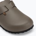BIRKENSTOCK flip-flop Boston NL Narrow sima bőr beton szürke 7