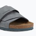 BIRKENSTOCK Kyoto LENB/LEVE keskeny flip-flop bazalt szürke 7