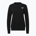 Női Reebok Identity Small Logo French Terry Crew melegítőfelső fekete