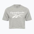 Női Reebok Identity Big Logo Crop Tee középszürke szürke sáska
