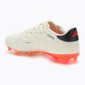 Férfi adidas Copa Pure II Pro FG futballcipő elefántcsont/magfekete/szoláris piros 3