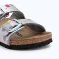 BIRKENSTOCK gyerek flip-flop Arizona BF Narrow elektromos metál pöttyös ezüst 7