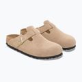 Papucsok BIRKENSTOCK Boston Suede Leather sandcastle 3