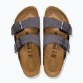 Papucsok BIRKENSTOCK Arizona BF Narrow velvet gray/black 3