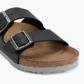 Papucsok BIRKENSTOCK Arizona Birko-Flor black/light gray 7