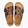 Férfi papucsok BIRKENSTOCK Arizona Crosstown Oiled Leather Regular habana/black 4