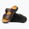 Férfi papucsok BIRKENSTOCK Arizona Crosstown Oiled Leather Regular habana/black 5