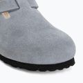 Papucsok BIRKENSTOCK Boston Suede Leather stone blue 7