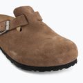 Papucsok BIRKENSTOCK Boston Suede Leather dark tea 7