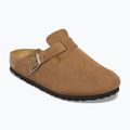 Papucsok BIRKENSTOCK Boston Suede Leather dark tea
