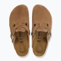 Papucsok BIRKENSTOCK Boston Suede Leather dark tea 4