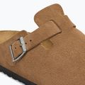 Papucsok BIRKENSTOCK Boston Suede Leather dark tea 6