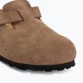Papucsok BIRKENSTOCK Boston Suede Leather dark tea 7