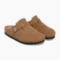 Papucsok BIRKENSTOCK Boston Suede Leather dark tea 3