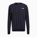 Férfi pulóver  FILA Lobito Pinstriped Crew black iris/two color stiped 5