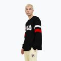 Férfi pulóver  FILA Luohe Oversized Crew black